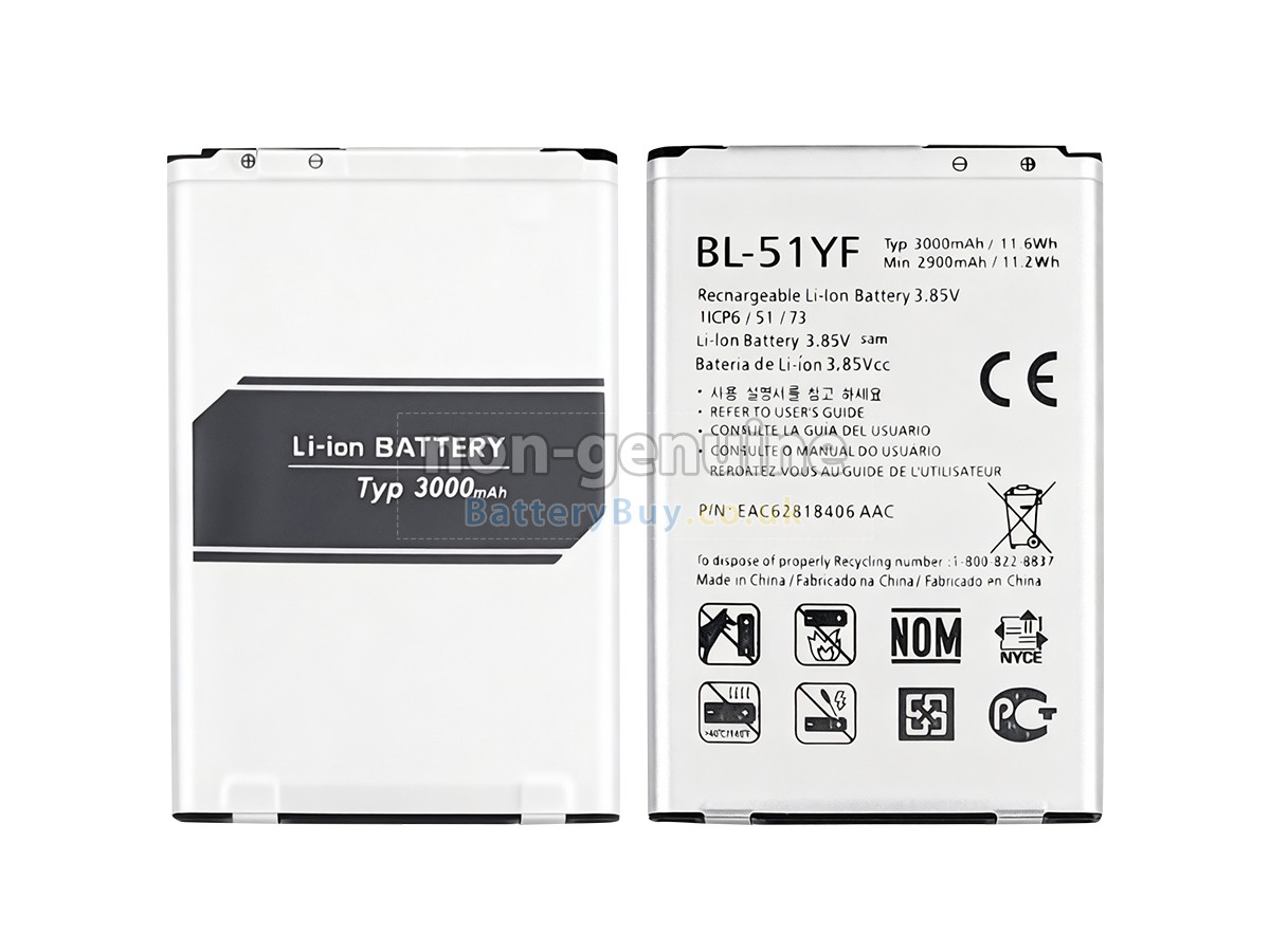 Replacement Battery for LG H540