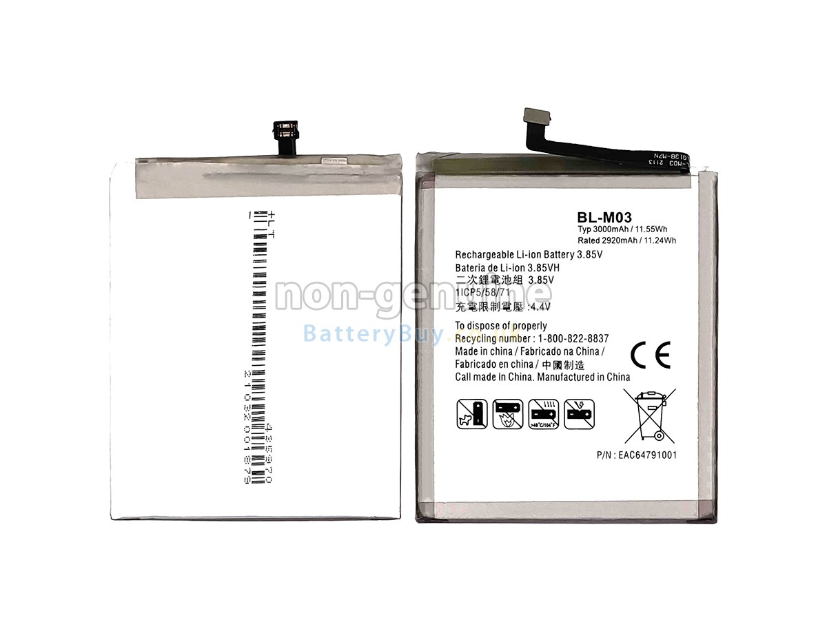 Replacement Battery for LG K22 PLUS