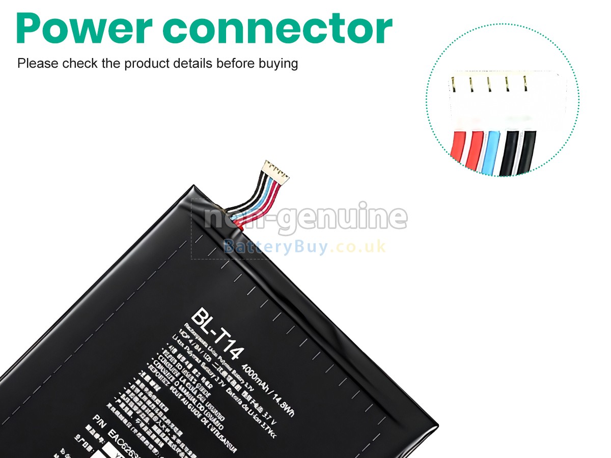 Replacement Battery for LG G PAD 8.0 4G
