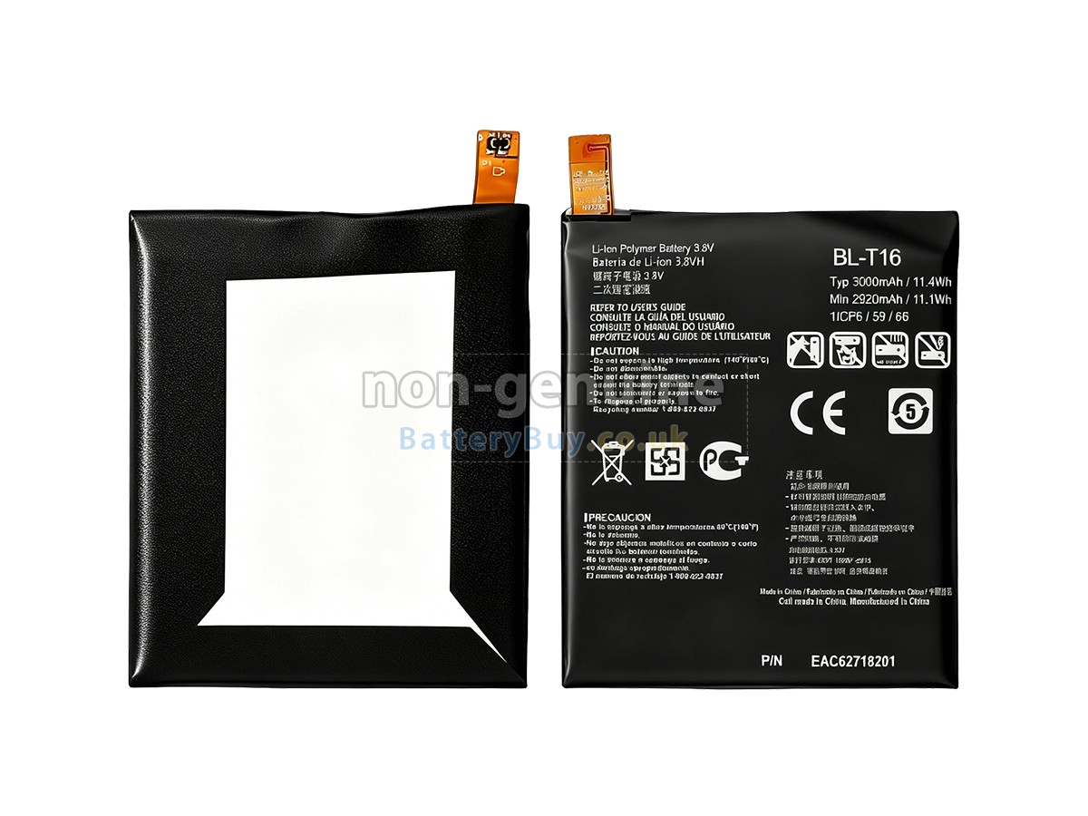 Replacement Battery for LG BL-T16