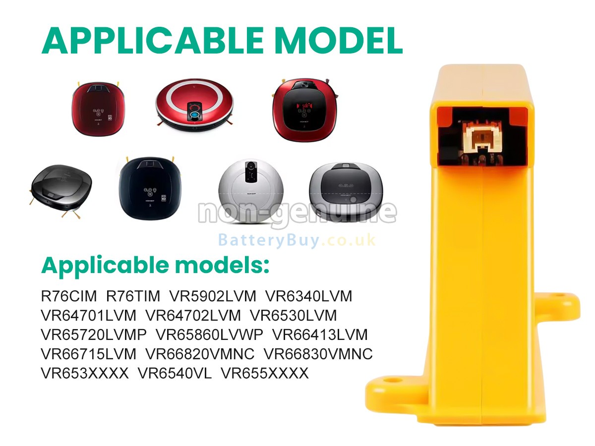 replacement battery for LG VR5940L