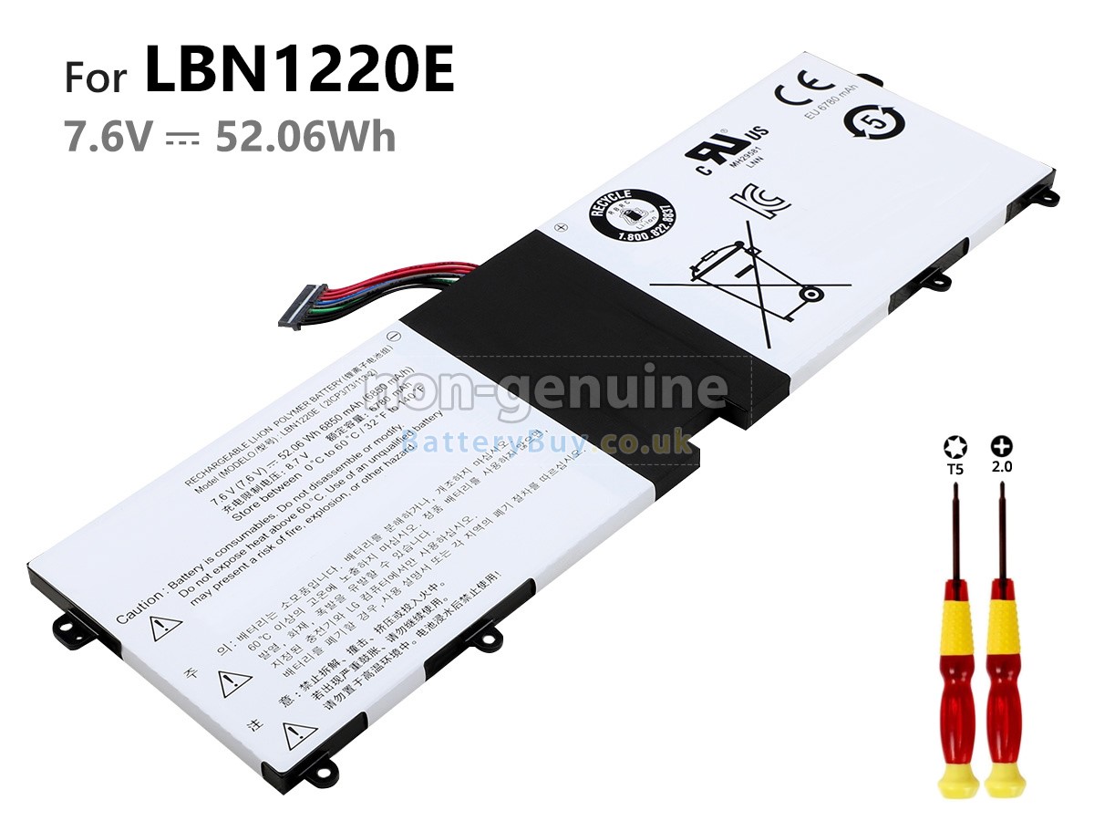 replacement battery for LG 15UD560-KX7USE