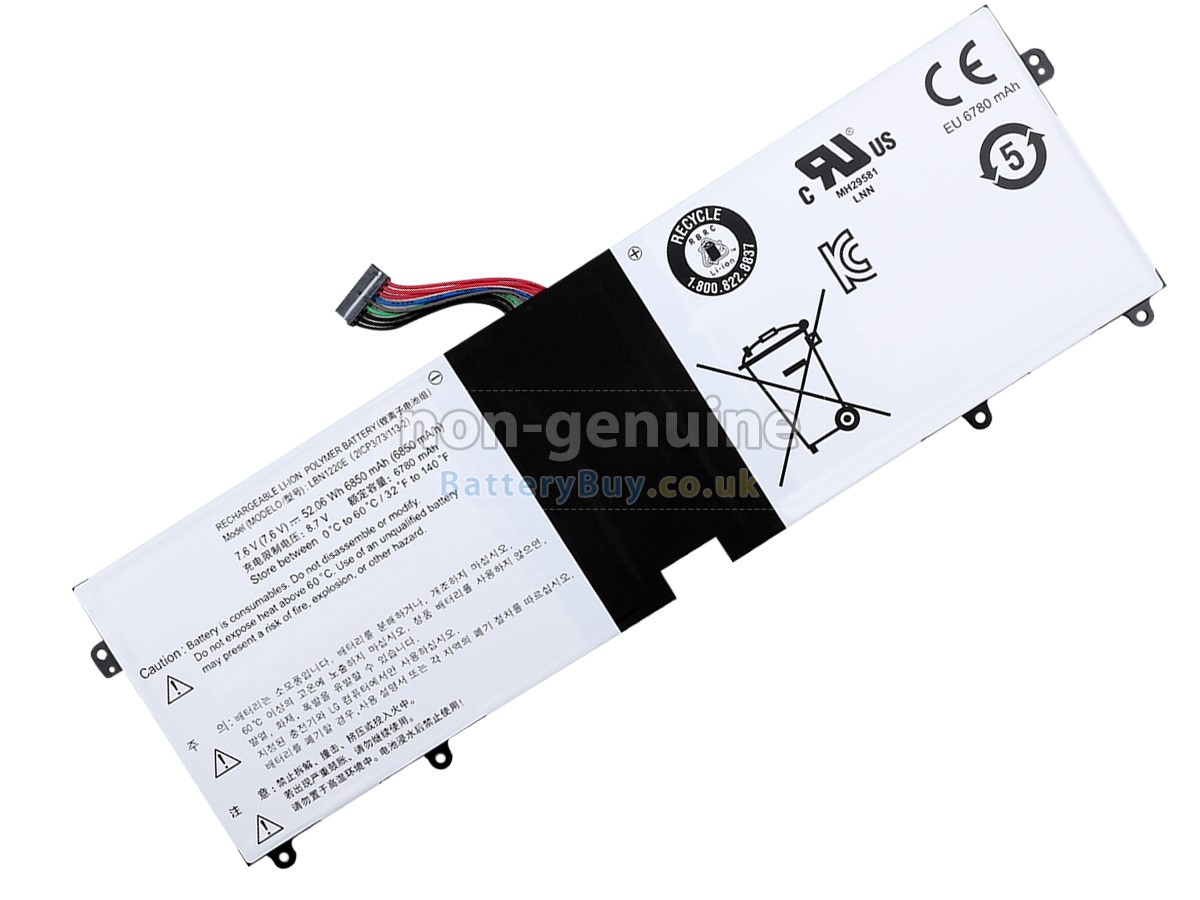 replacement battery for LG 15UD560-KX7USE