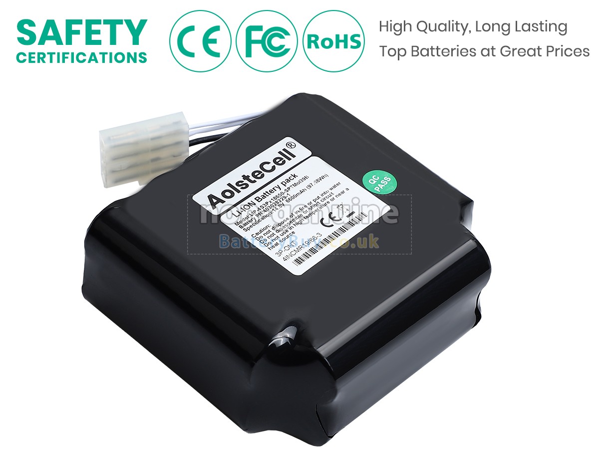 replacement battery for Lighthouse LIP-4S3PX18650