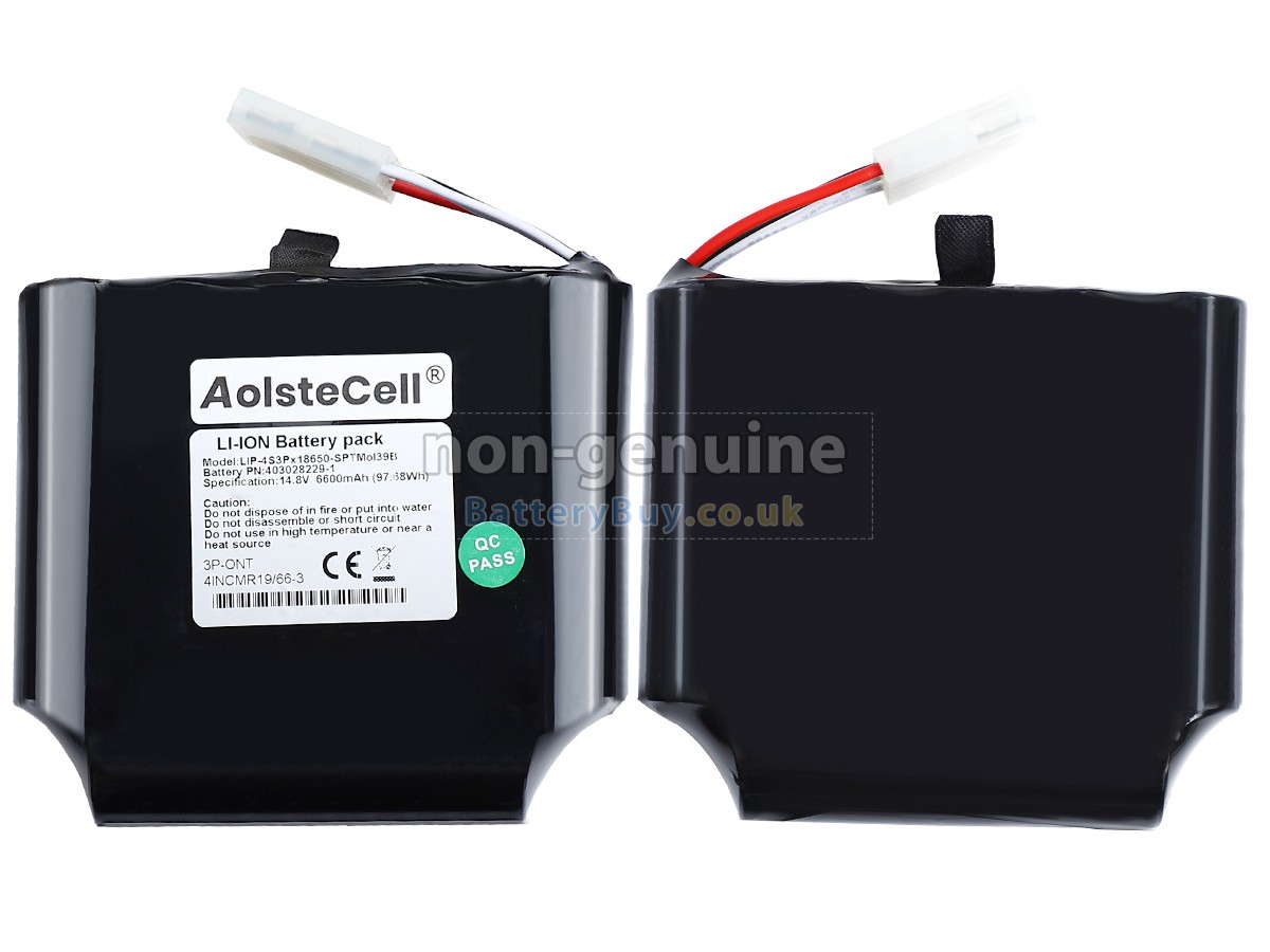 replacement battery for Lighthouse LIP-4S3PX18650
