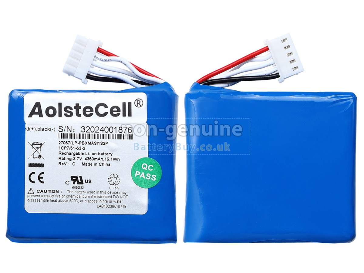 replacement battery for Masimo LP-PBXMASI1S2P
