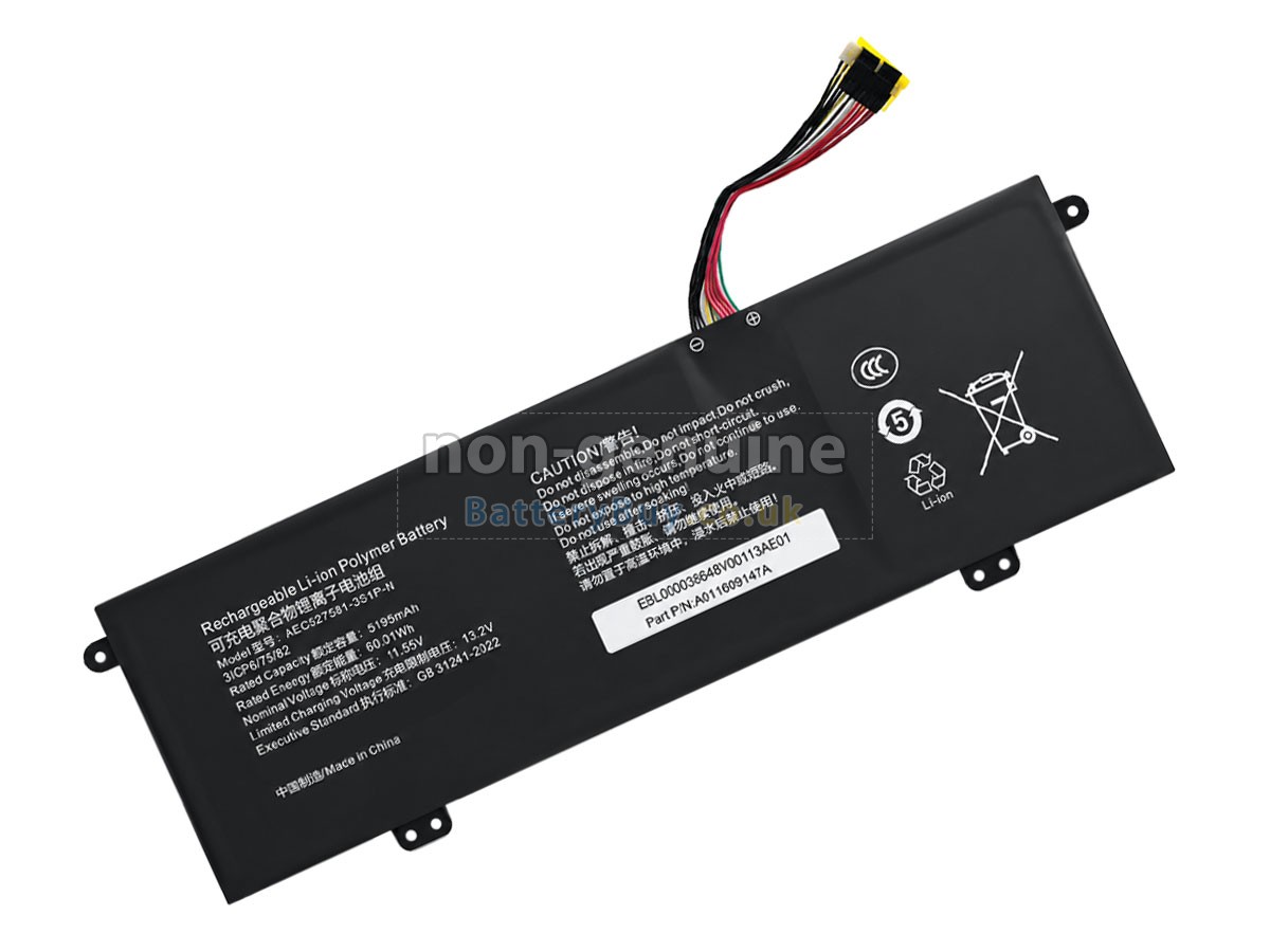 replacement battery for Mechrevo 14 AIR 14A-7BB4U