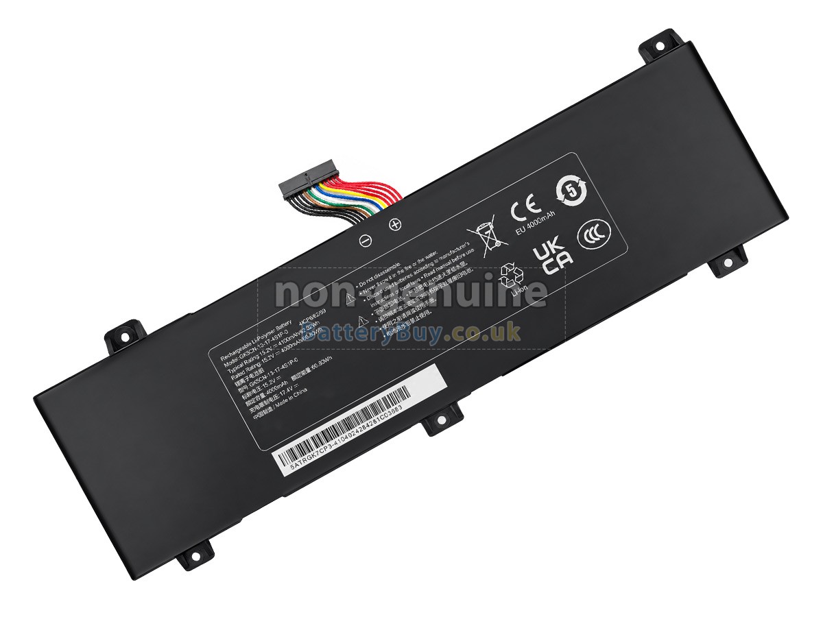 Replacement Battery for Mechrevo GK5CN-13-17-4S1P-0
