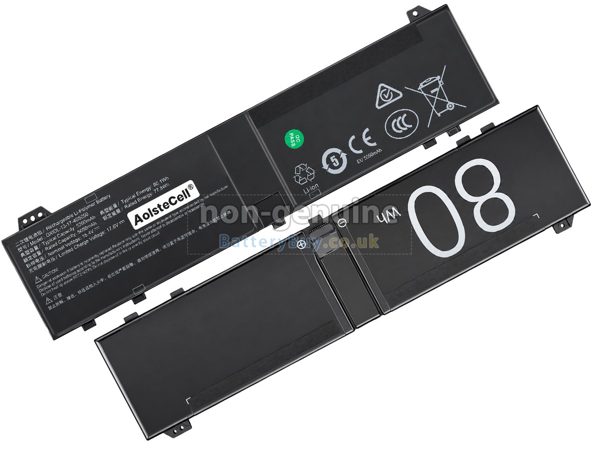 Replacement Battery for Mechrevo GXIDL-13-17-3S5050