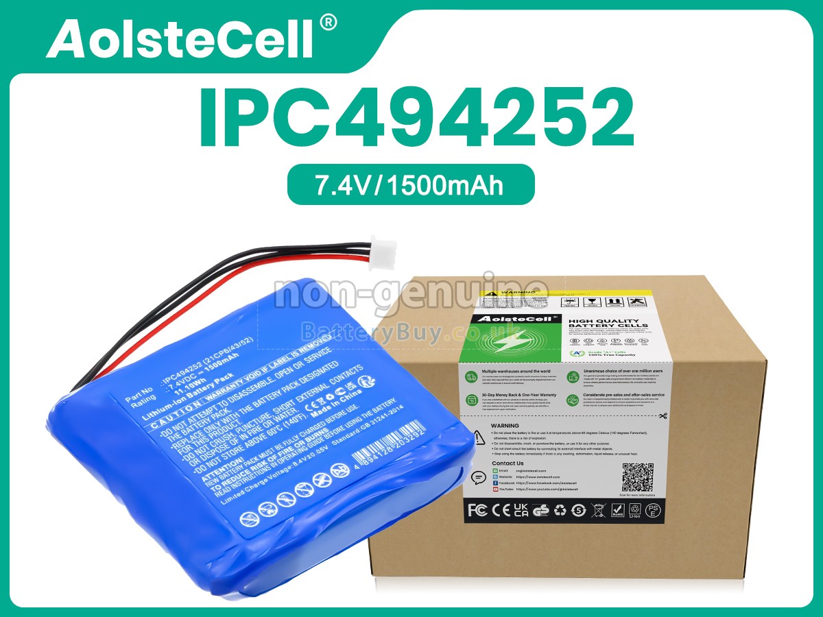 replacement battery for Medcaptain TP-20S