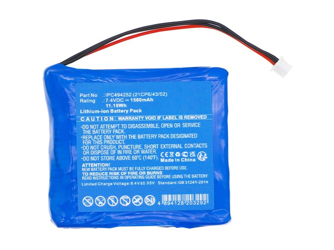 Medcaptain IPC494252 battery