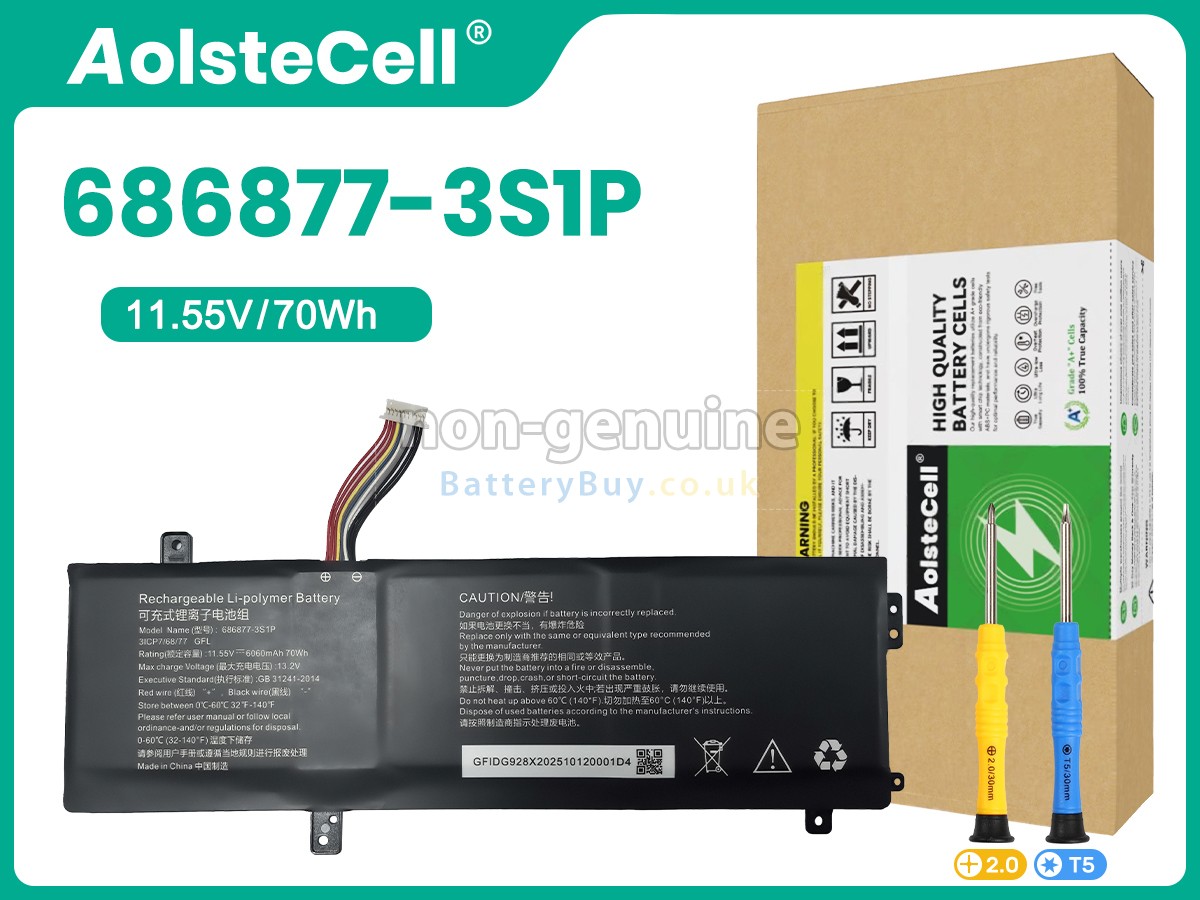 replacement battery for Metaphyuni 686877-3S1P