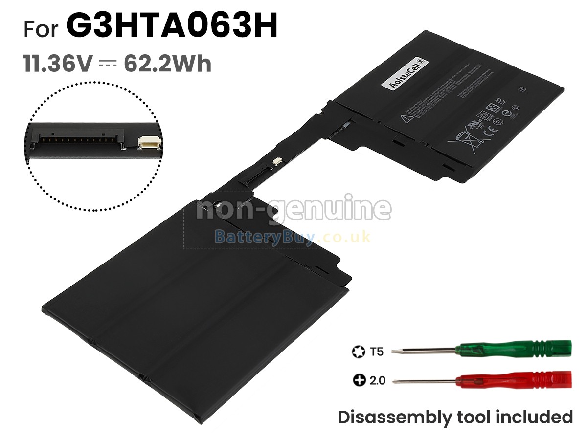 replacement battery for Microsoft G3HTA041H