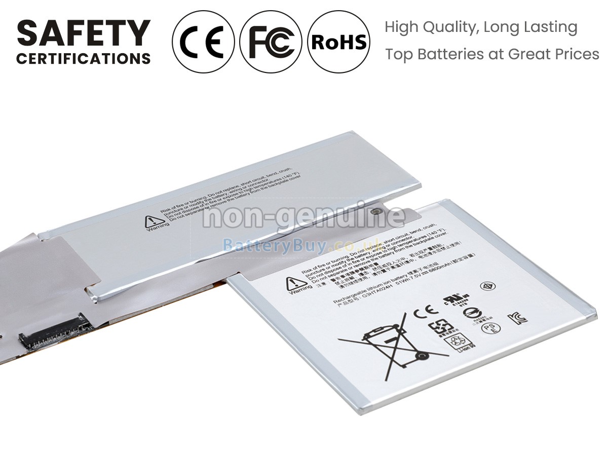 replacement battery for Microsoft G3HTA021H