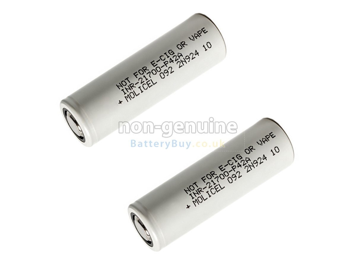Replacement Battery for Molicel INR-21700-P42A