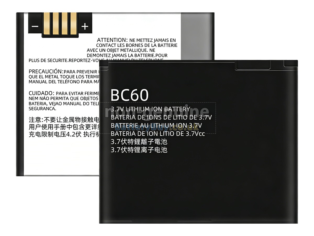 Replacement Battery for Motorola BC60