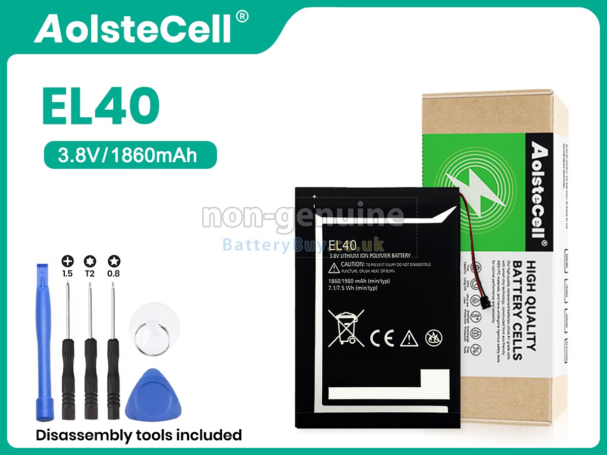 Replacement Battery for Motorola EL40