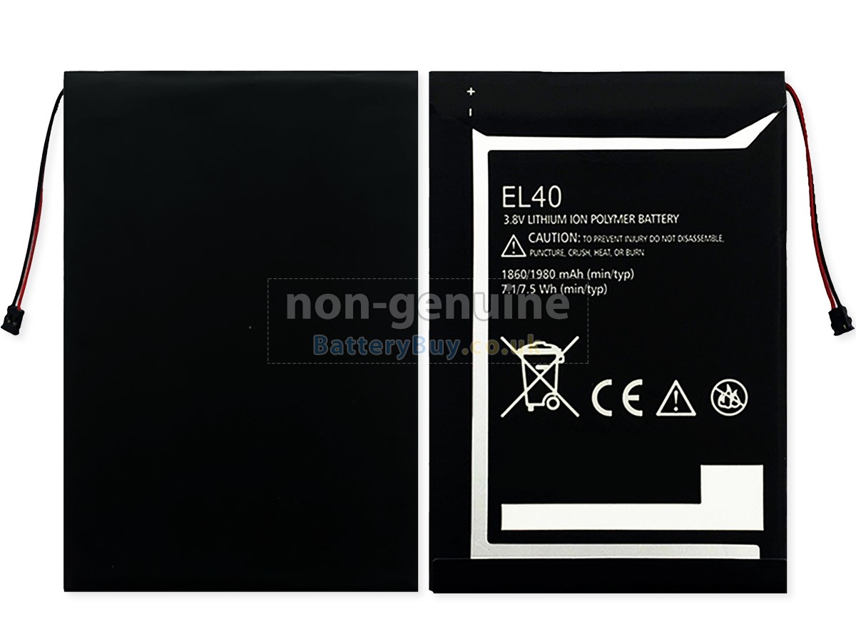 Replacement Battery for Motorola EL40