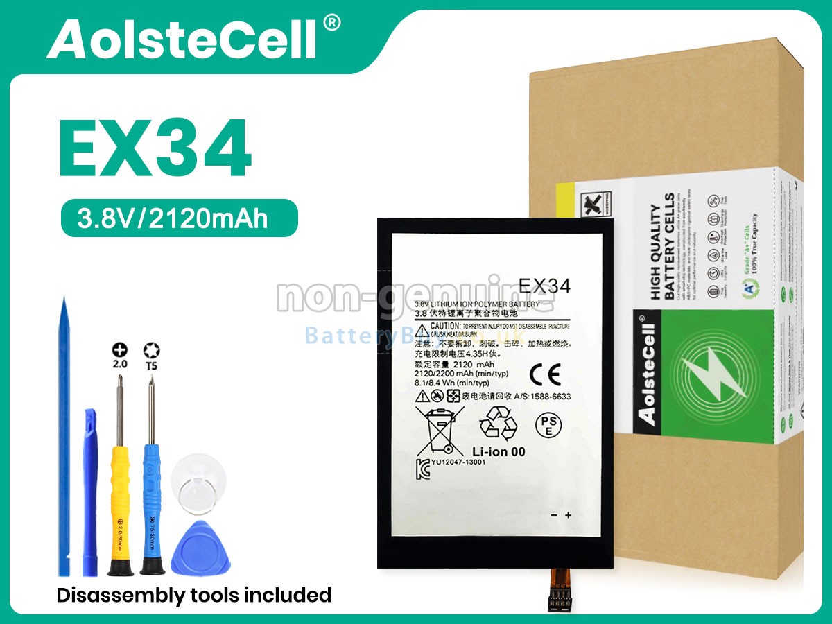 Replacement Battery for Motorola EX34