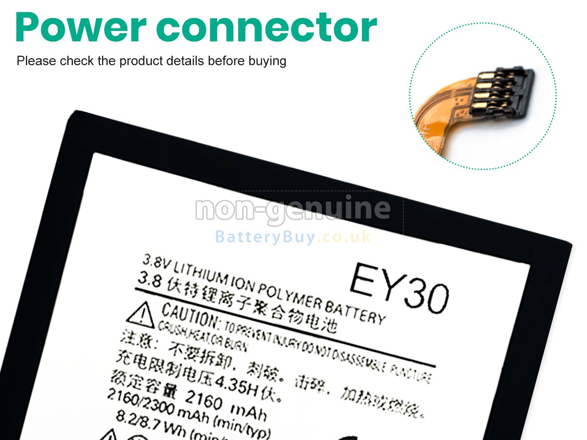 Replacement Battery for Motorola EY30