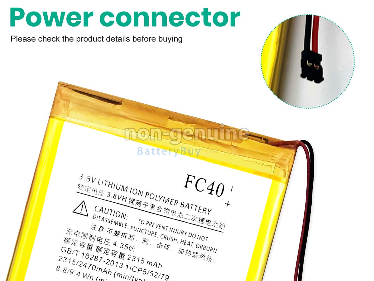 Replacement Battery for Motorola FC40
