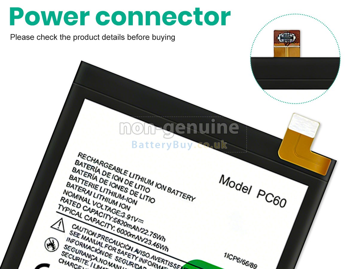Replacement Battery for Motorola G54