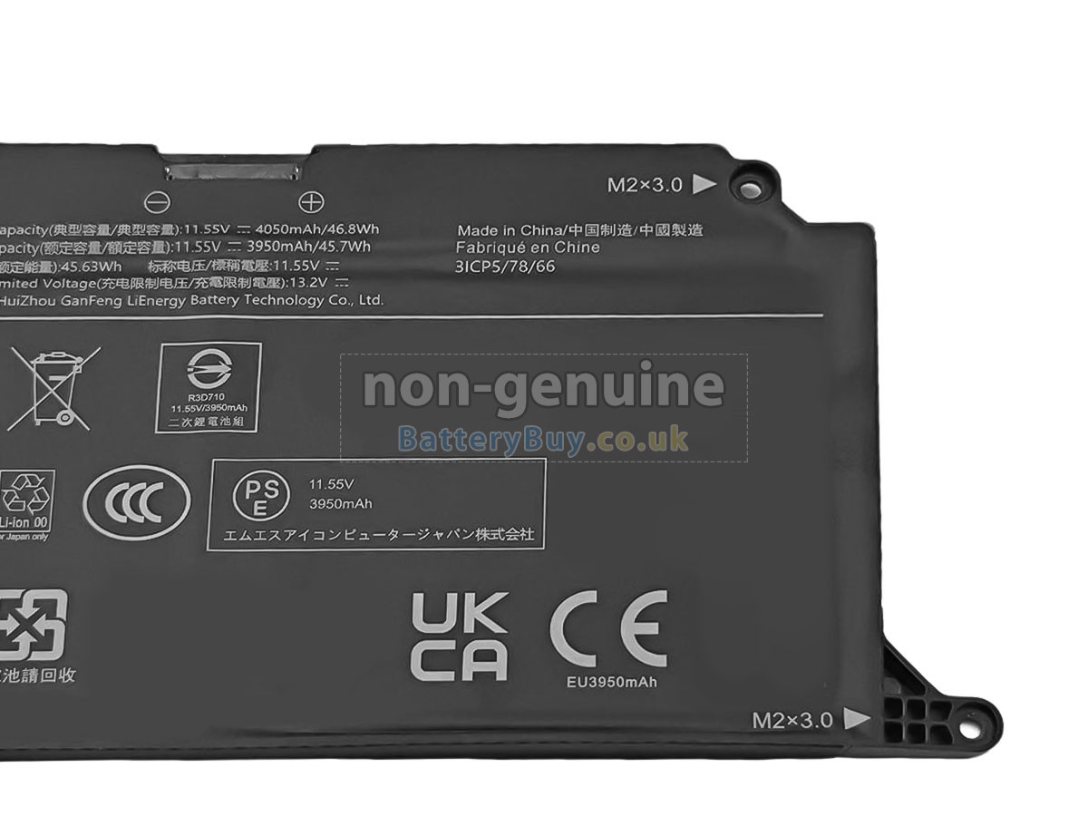 replacement battery for MSI BTY-M4B