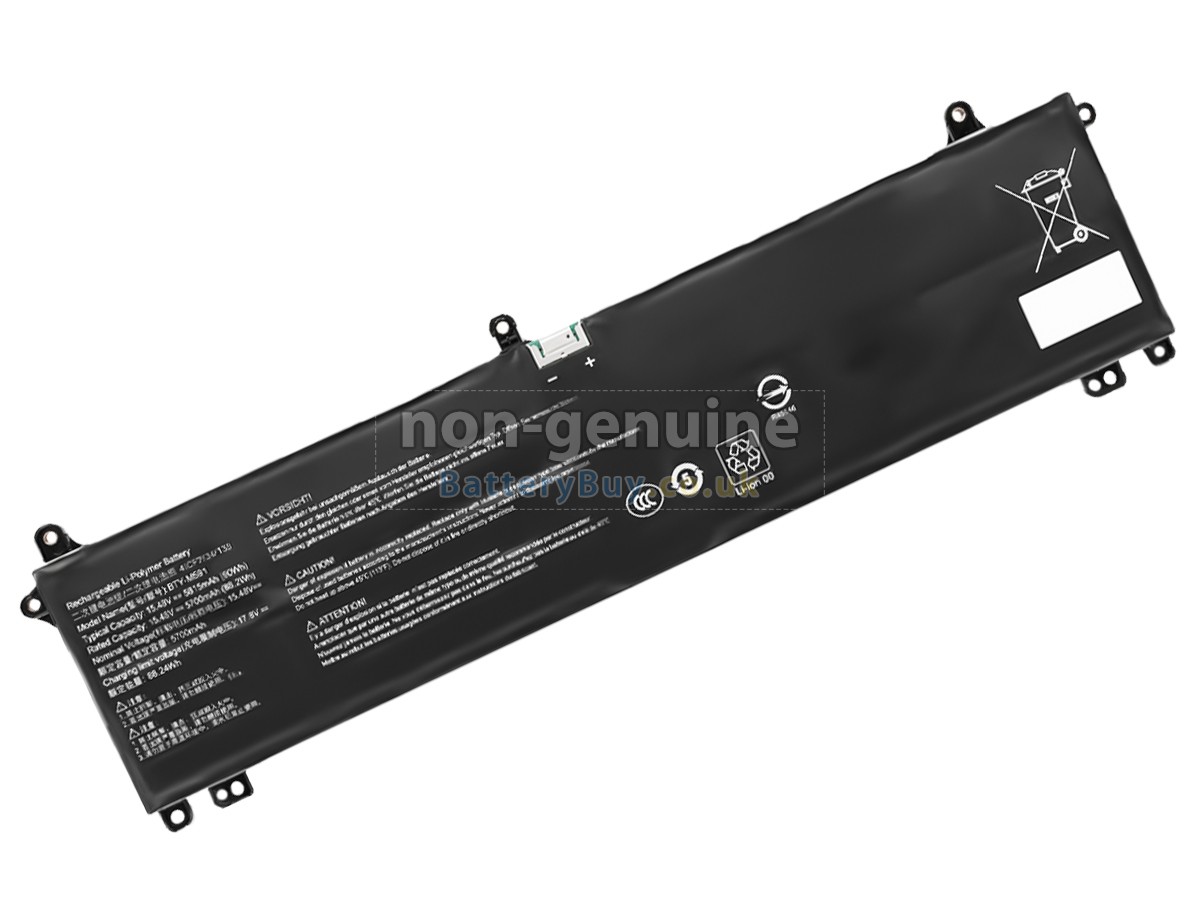 Replacement Battery for MSI S9N-0W4J200-AQ2