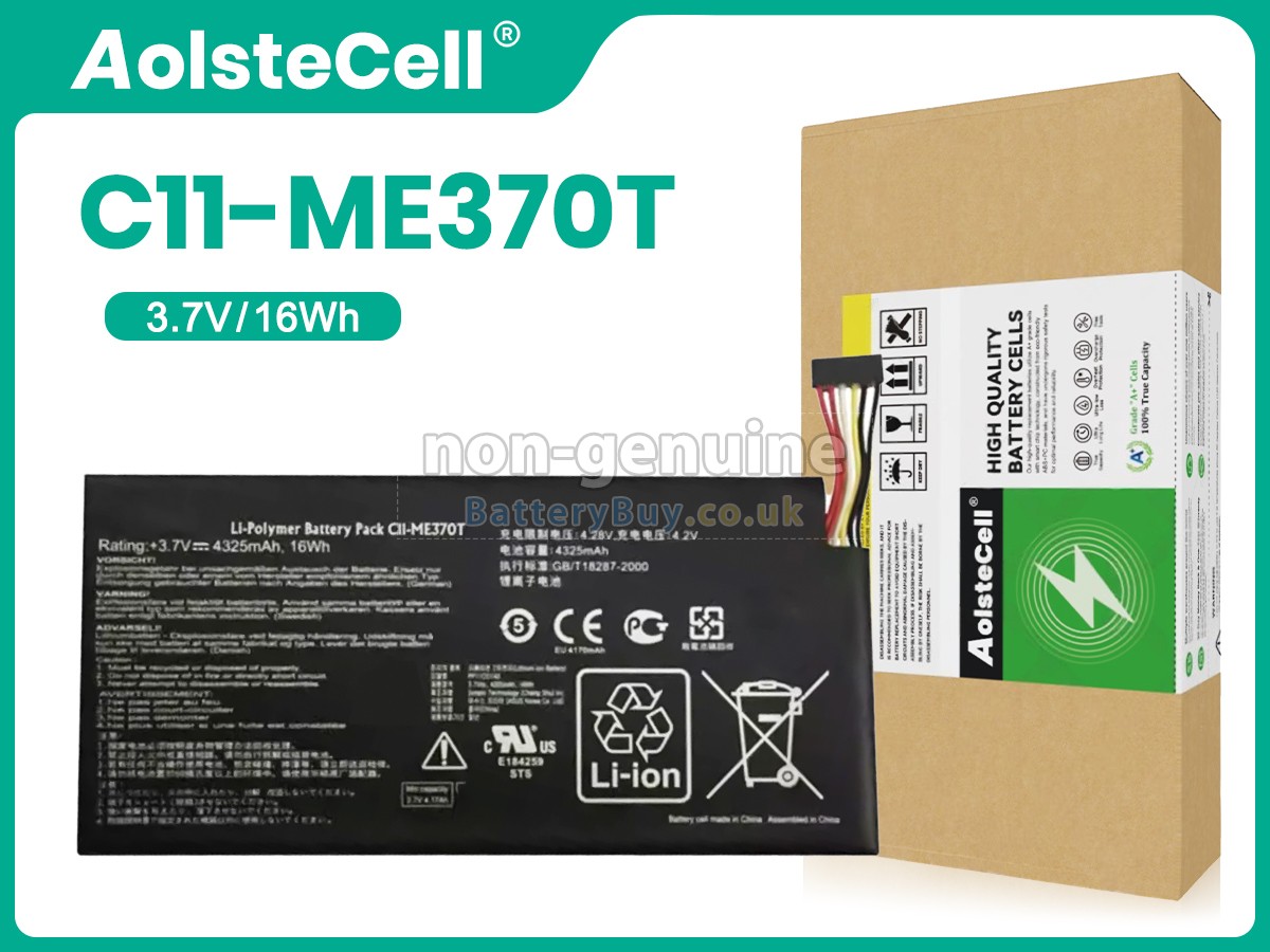 replacement battery for Nalong C11-ME370TG