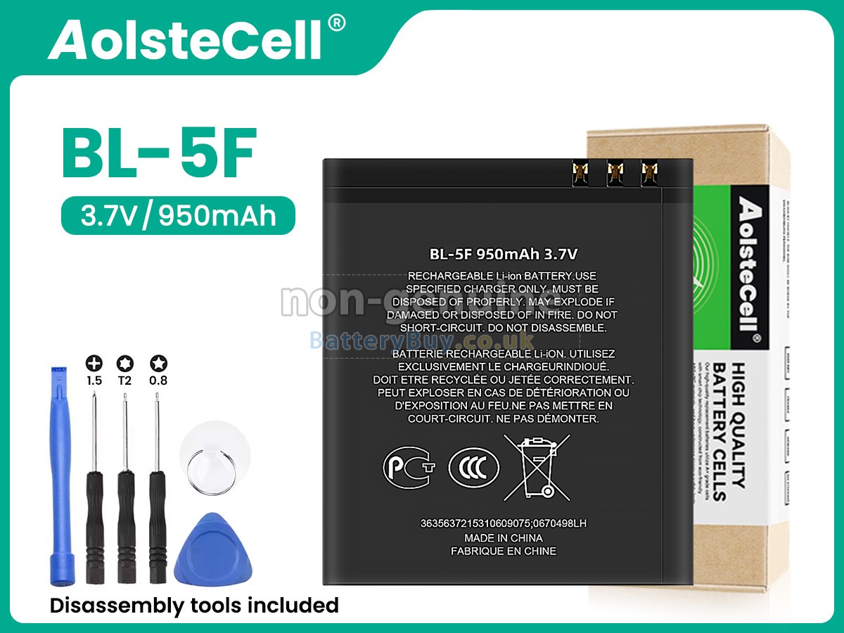 replacement battery for Nokia E65