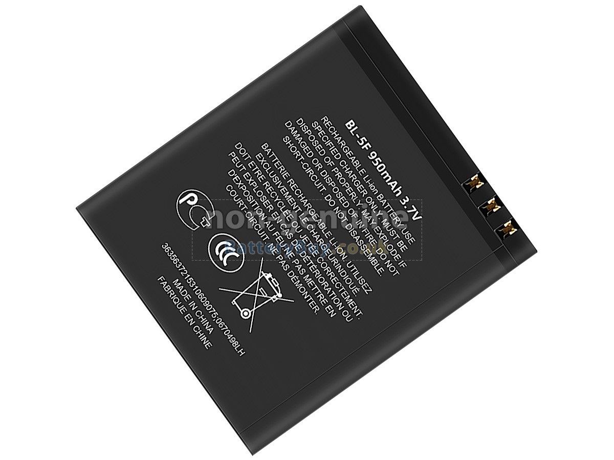 replacement battery for Nokia E65