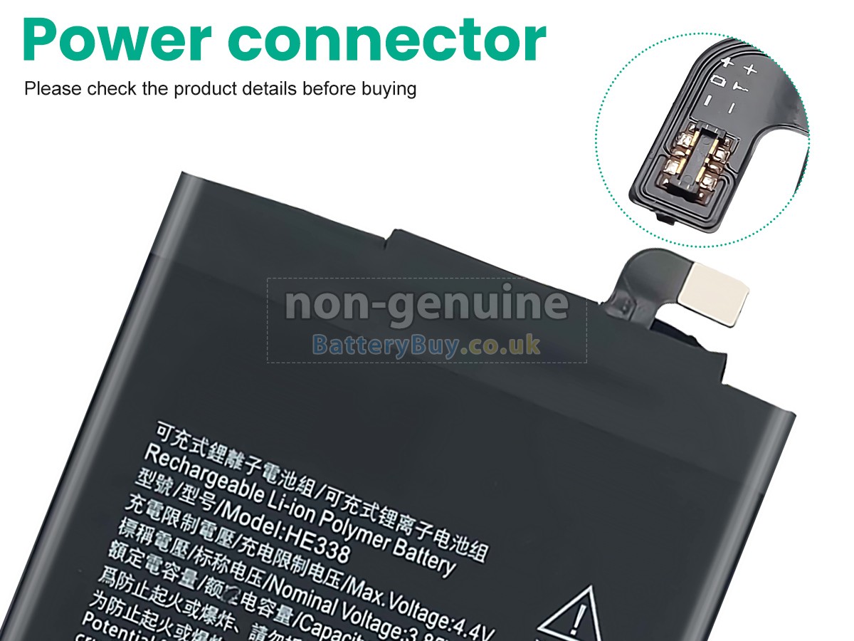 replacement battery for Nokia 2