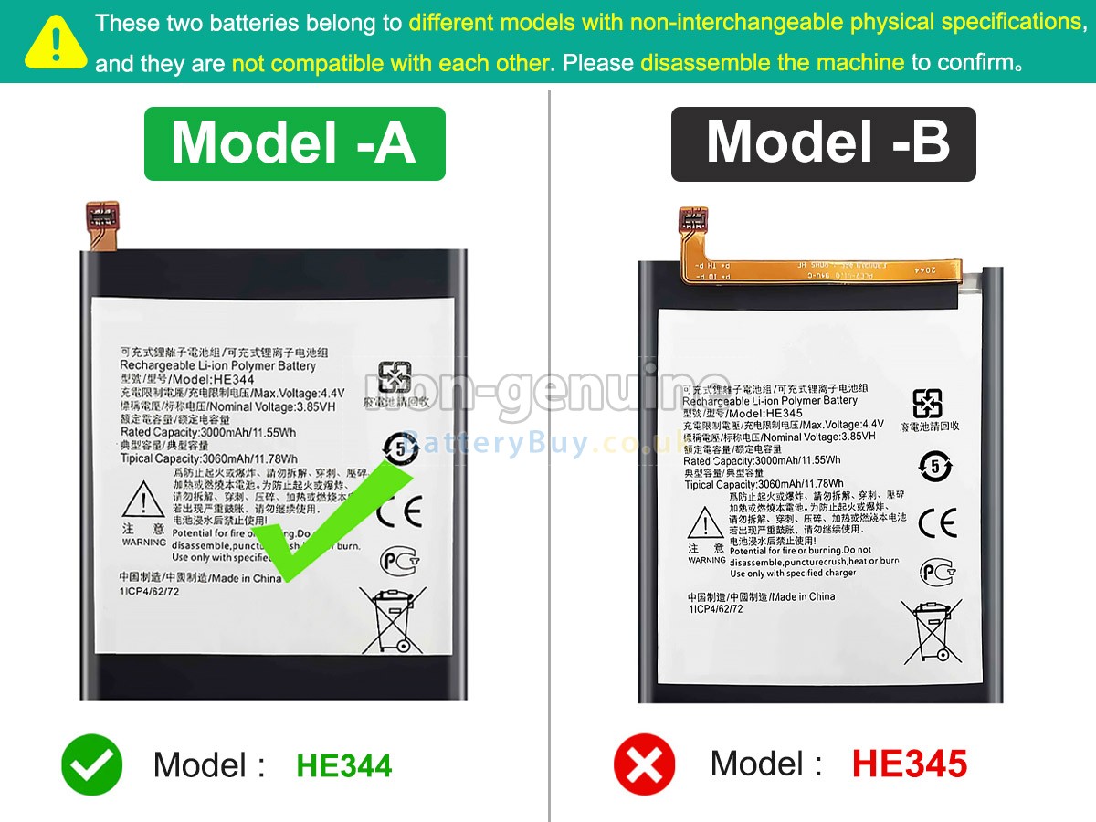 replacement battery for Nokia 6(2018)