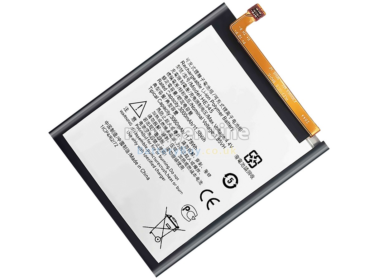 replacement battery for Nokia HE345