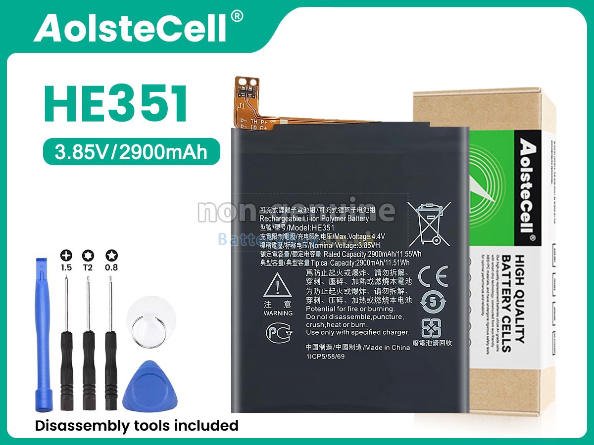 replacement battery for Nokia HE351