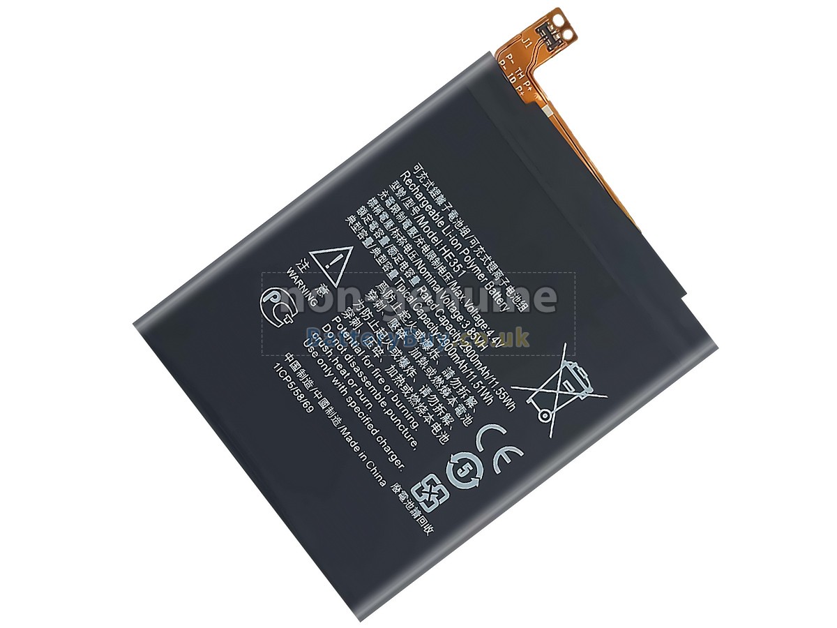 replacement battery for Nokia HE351