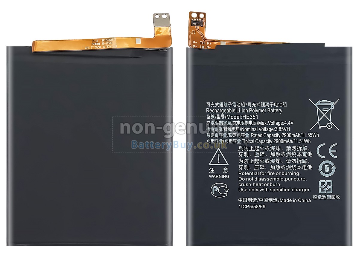 replacement battery for Nokia HE351