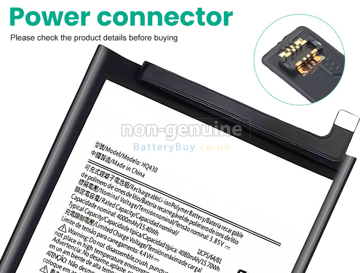 replacement battery for Nokia 3.4