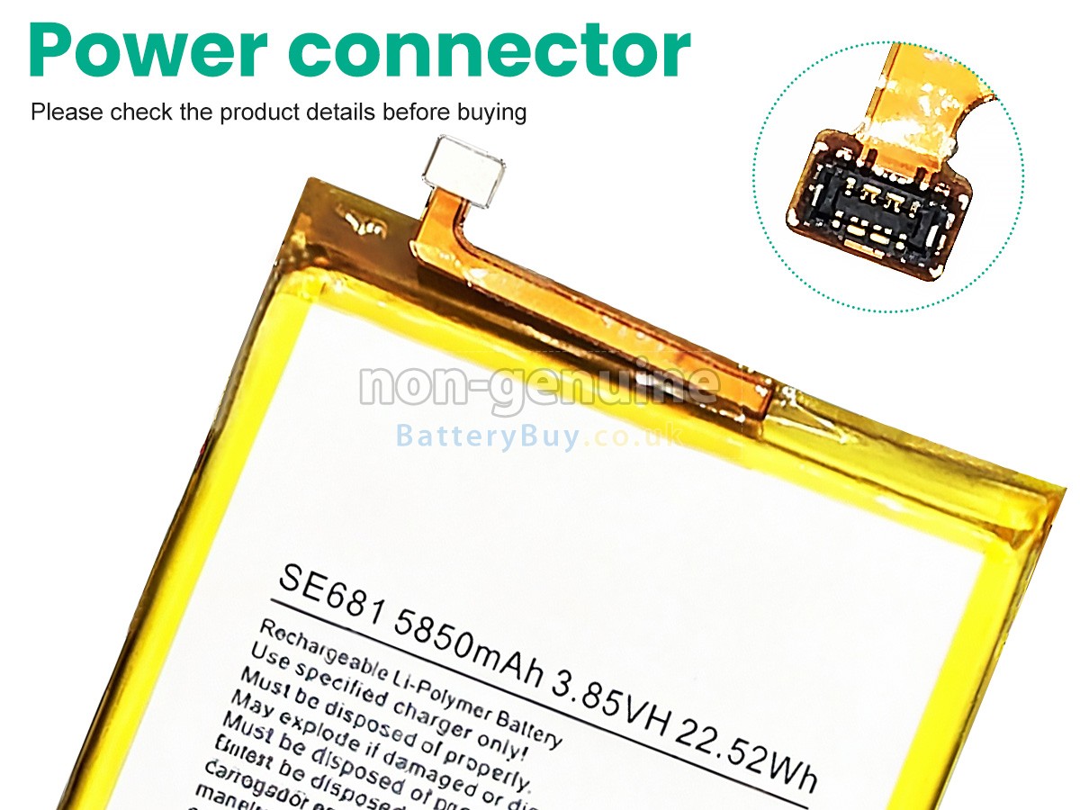 replacement battery for Nokia SE681