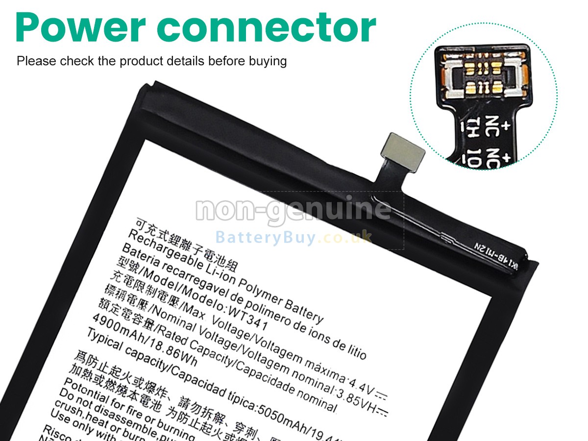 replacement battery for Nokia TA-1424
