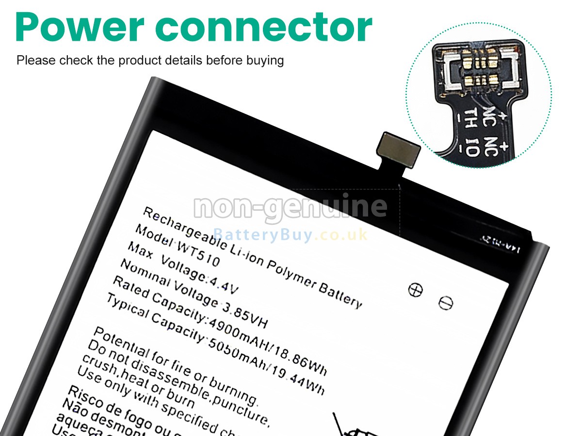 replacement battery for Nokia TA-1424