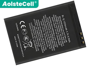 Nokia 5233 replacement battery