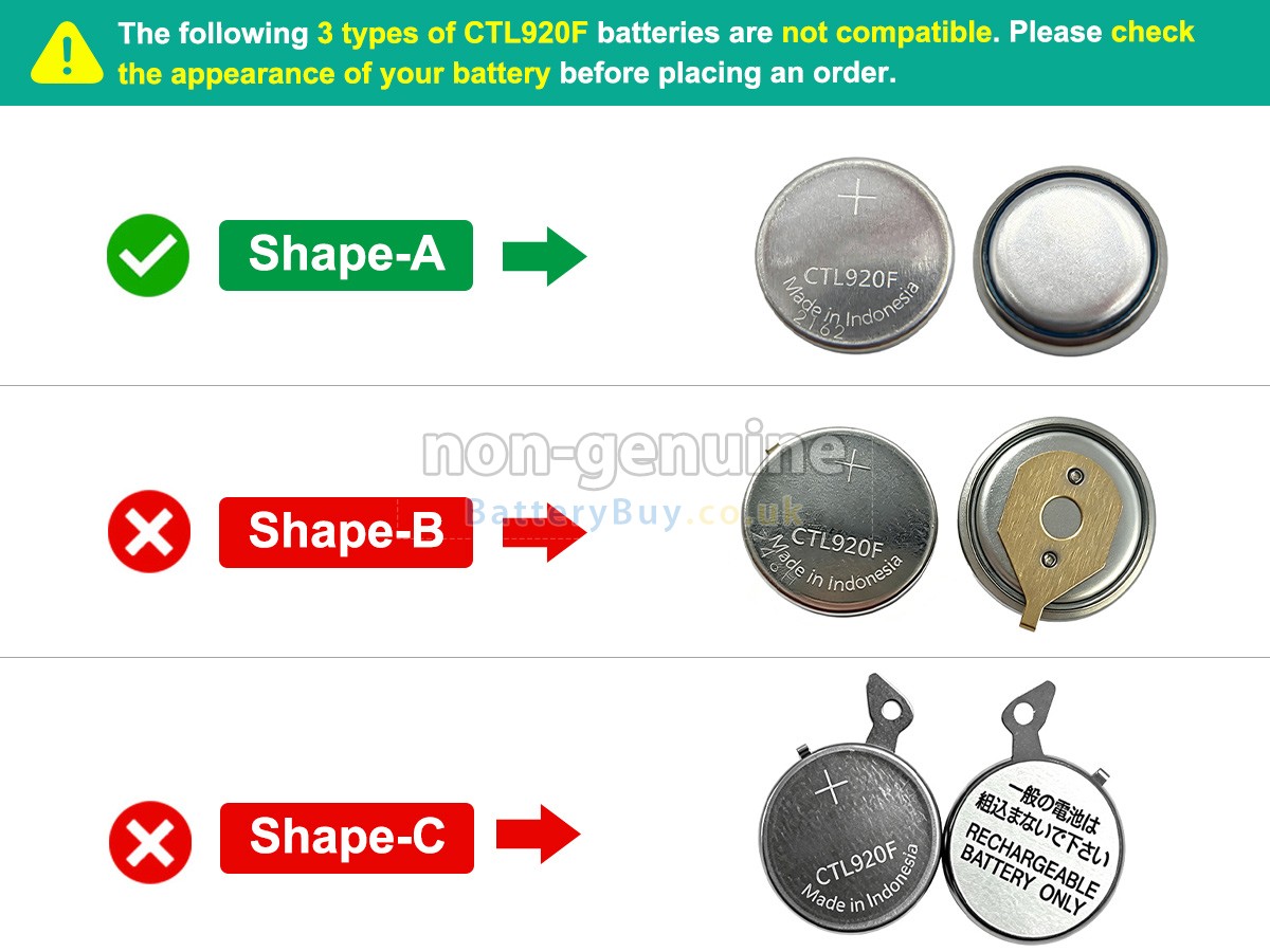 Replacement Battery for Panasonic CTL920