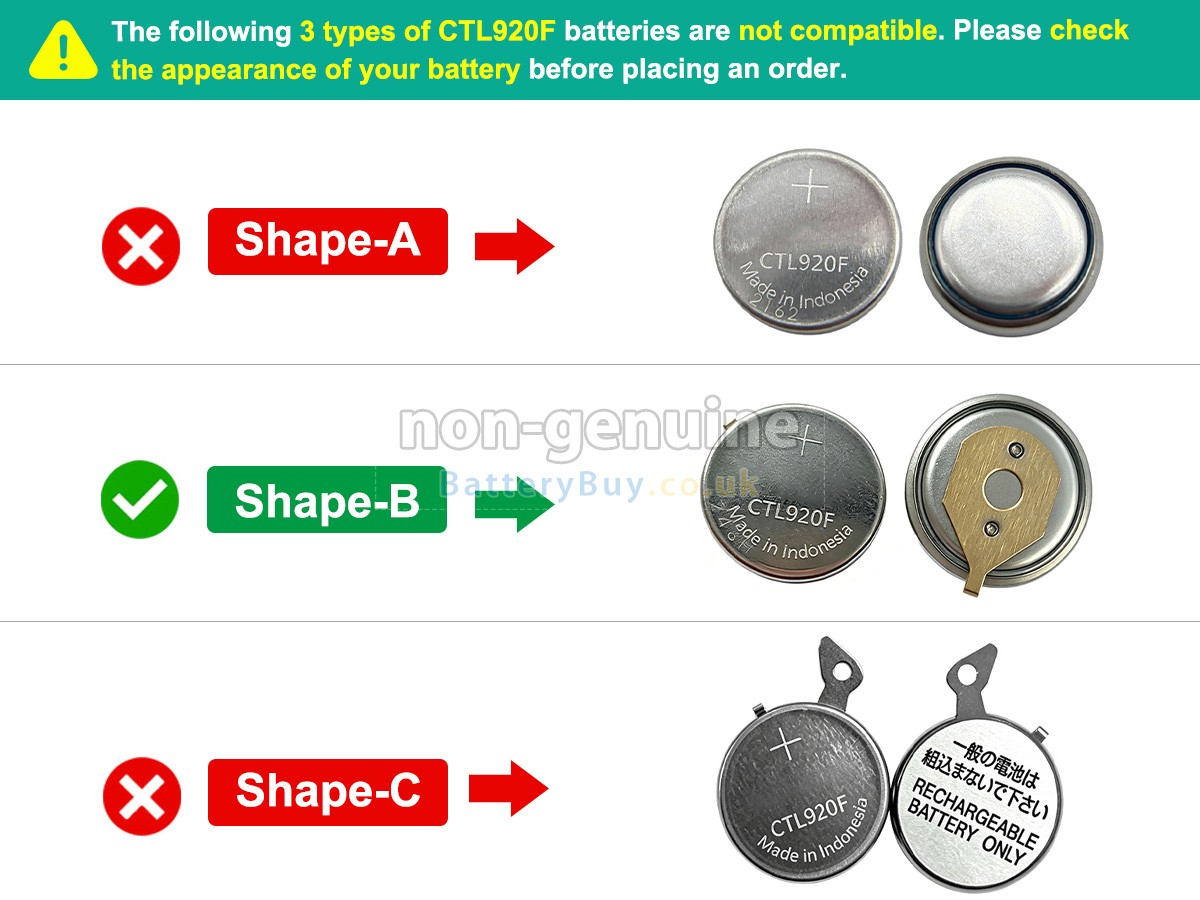 Replacement Battery for Panasonic CTL920