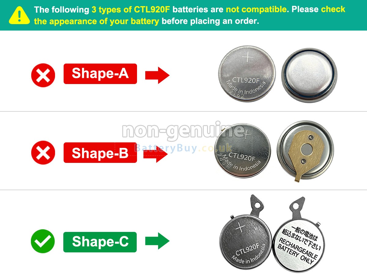 Replacement Battery for Panasonic CTL920