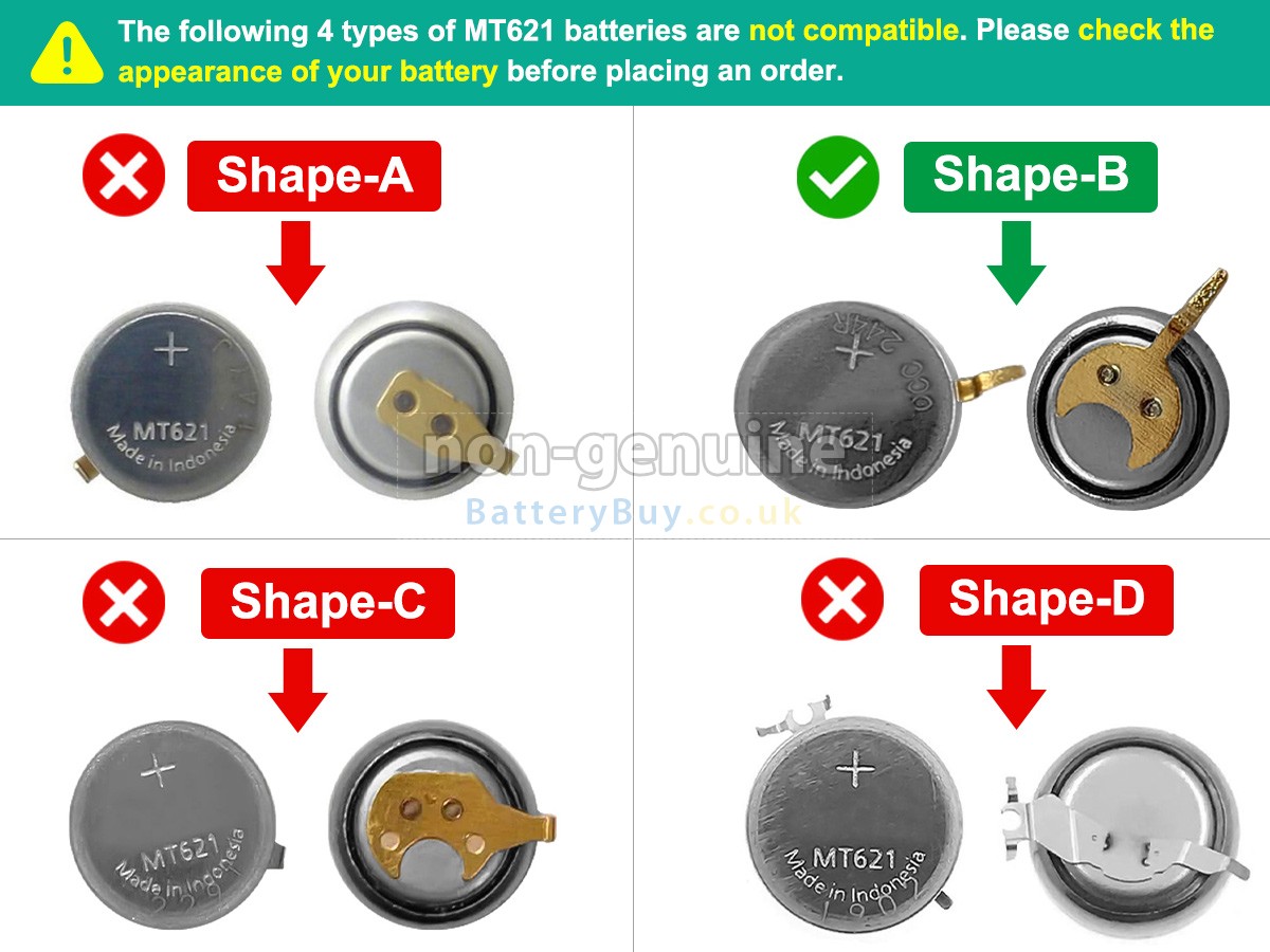 replacement battery for Panasonic MT621