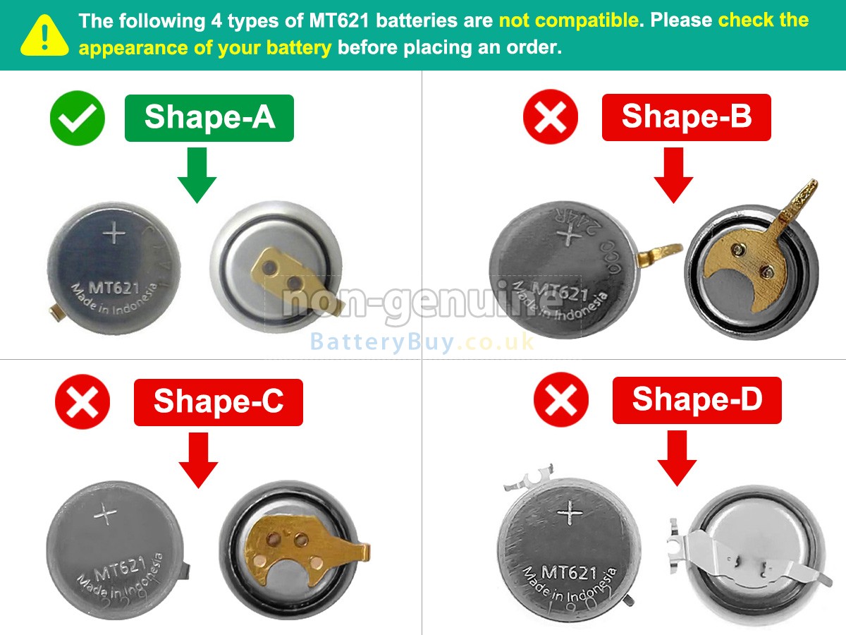 replacement battery for Panasonic MT621