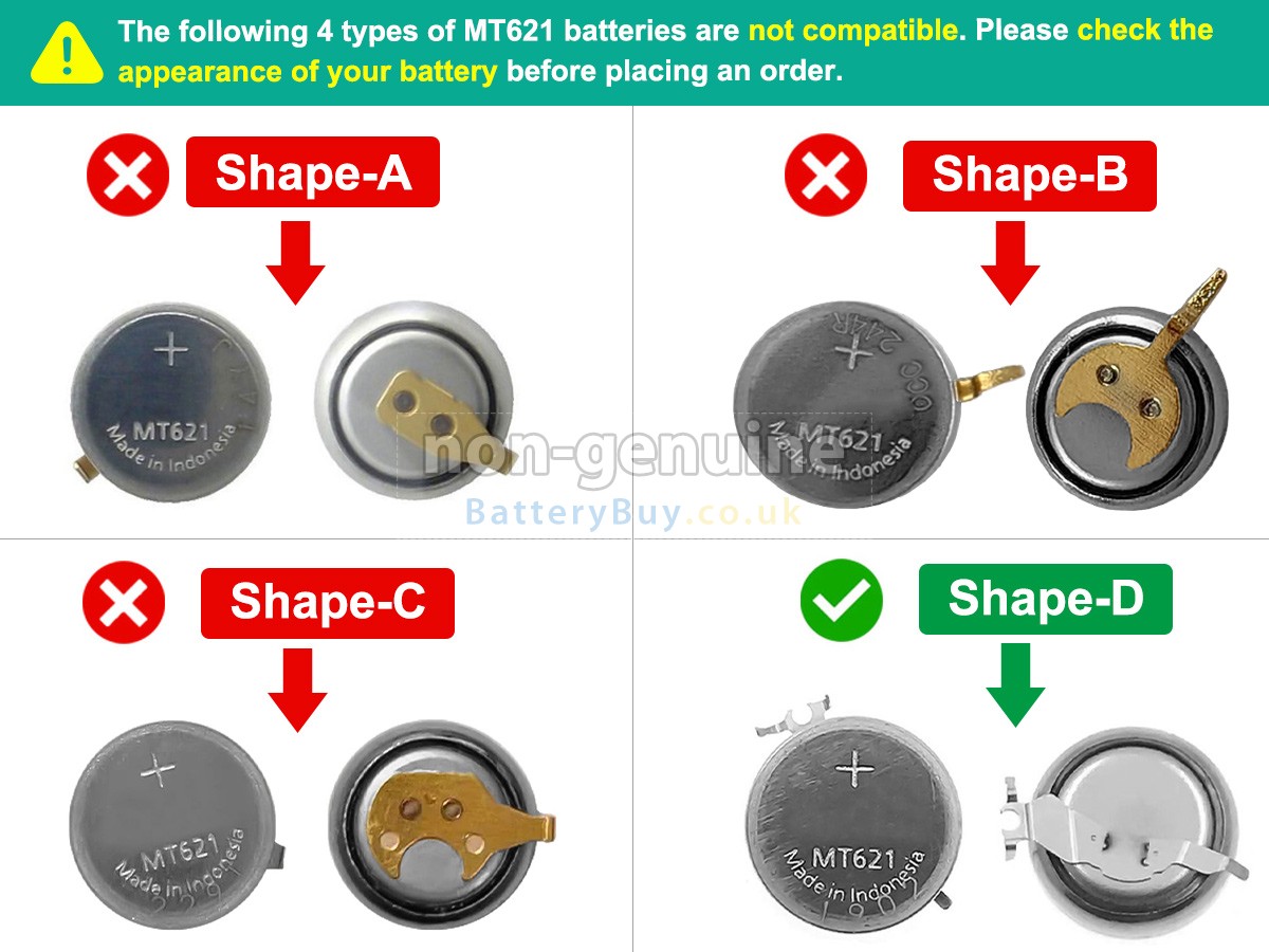 replacement battery for Panasonic MT621