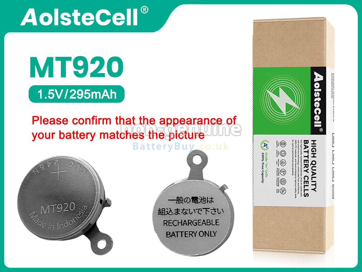 replacement battery for Panasonic MT920