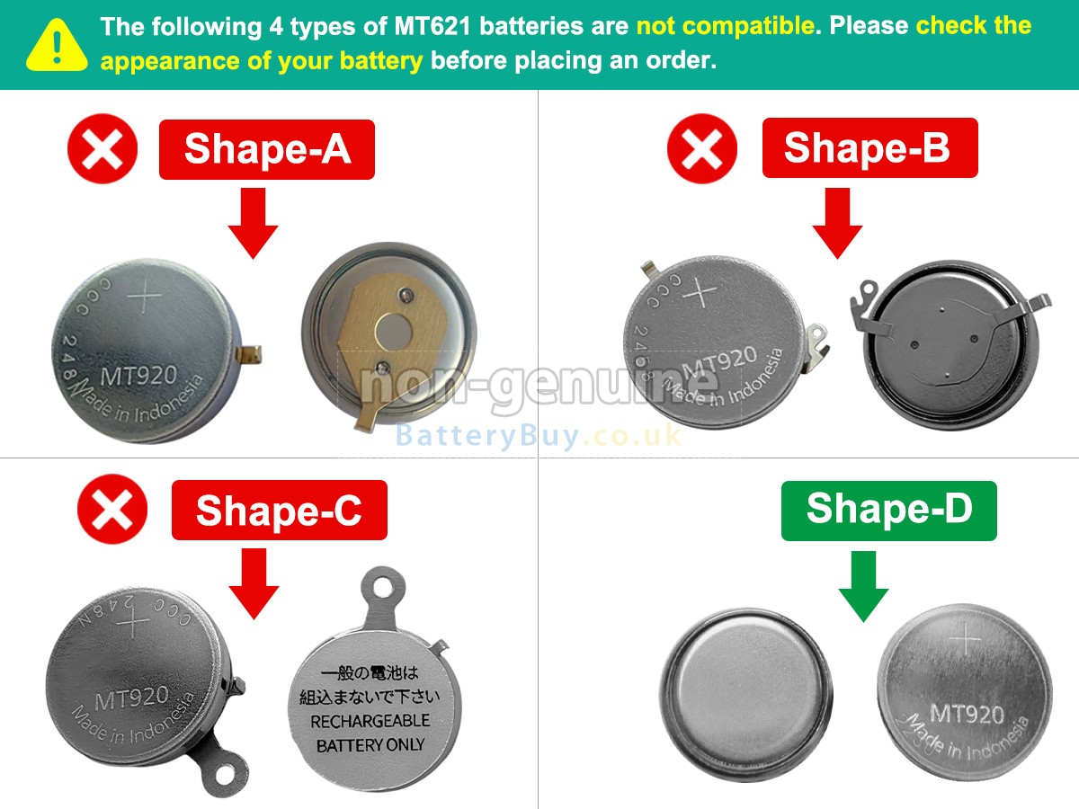 replacement battery for Panasonic MT920